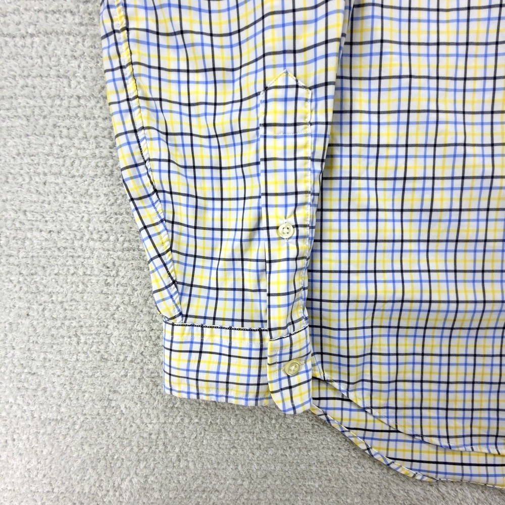 Polo Ralph Lauren Performance Shirt Mens Medium Classic Fit Plaid Button Down - Picture 3 of 7